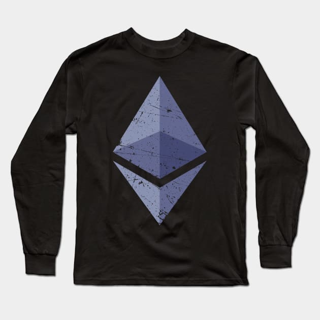 Ethereum - Vintage Long Sleeve T-Shirt by The Libertarian Frontier 